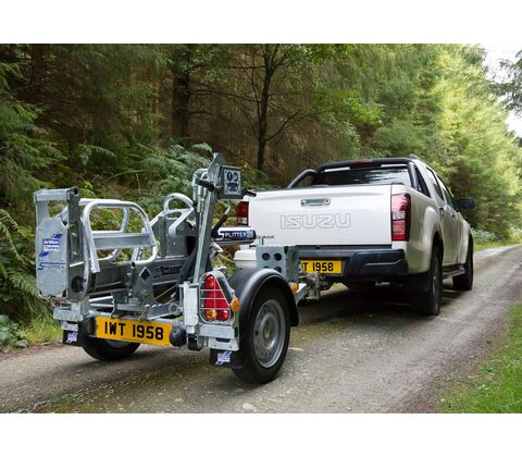 Brændekløver m. trailertræk