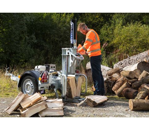 Brændekløver m. trailertræk